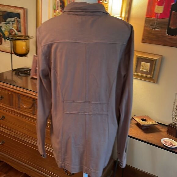 Fresh Produce Brown Button Front Jacket - M - Picture 4 of 8